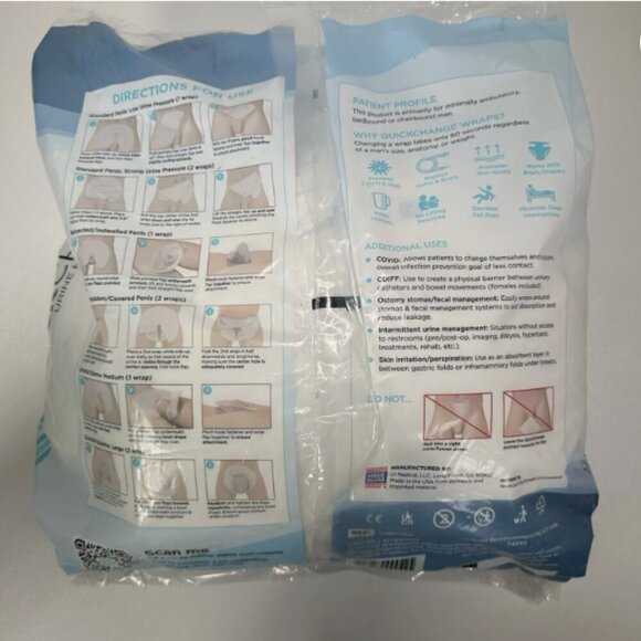 QuickChange Men's Incontinence Wrap 35 Count - Picture 6 of 7